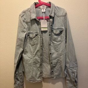 Sigrid Olsen Junior Small Boyfriend Shirt